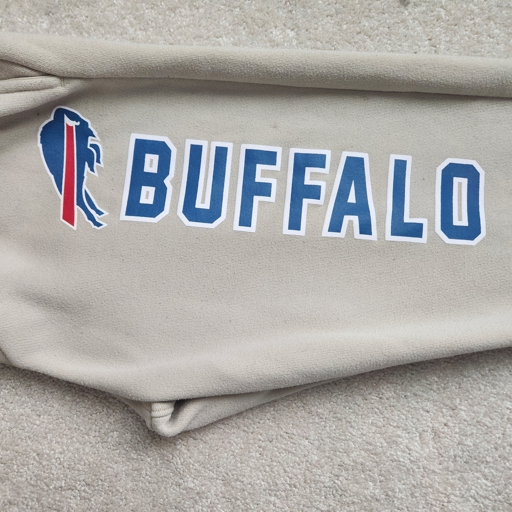 Buffalo Bills NFL Kids Beige Sweatpants Size 14/16 - Picture 3 of 6